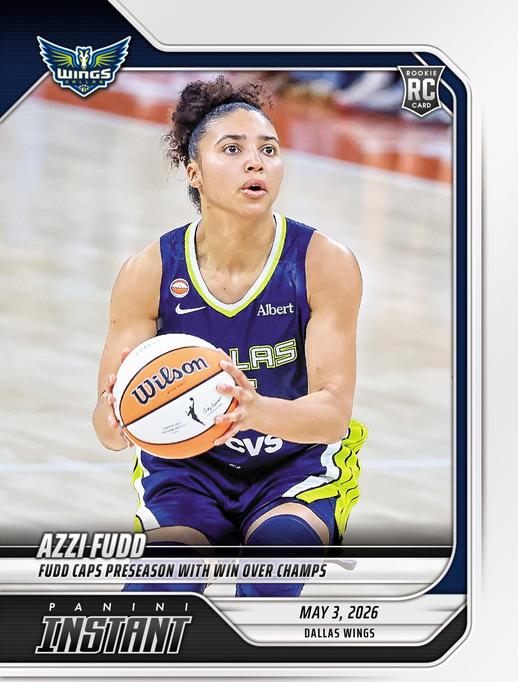2026 Panini Instant WNBA Azzi Fudd #28 card