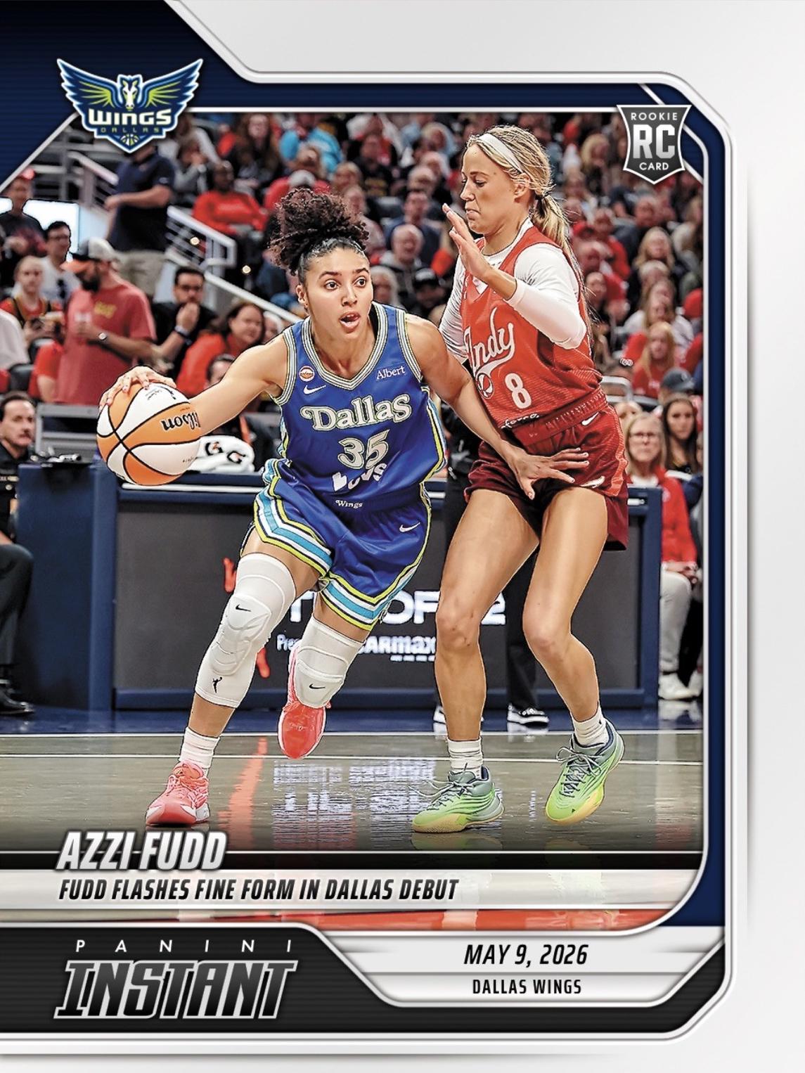 2026 Panini Instant WNBA Azzi Fudd #37 card