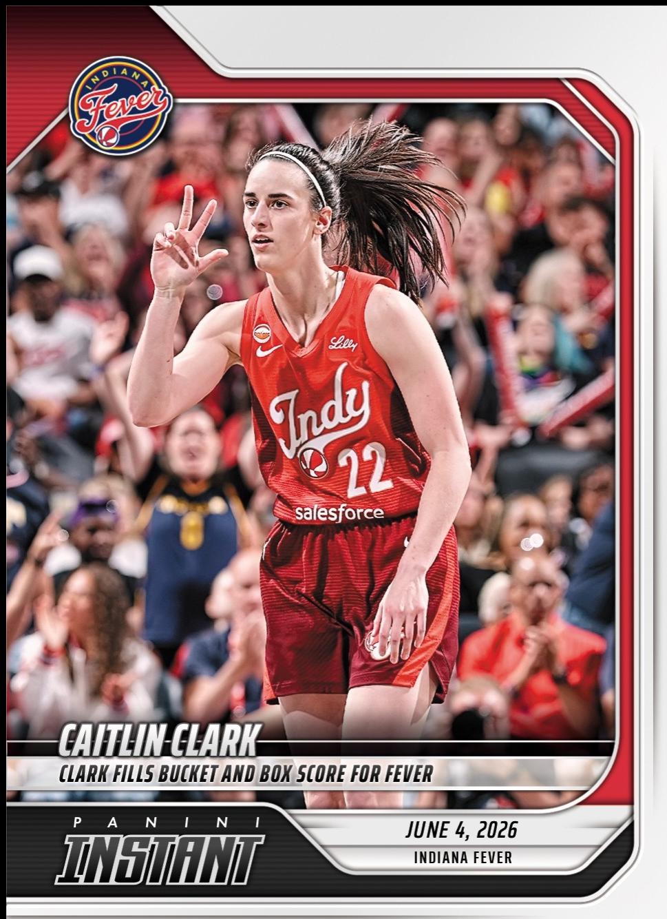 2026 Panini Instant WNBA Caitlin Clark #124 card