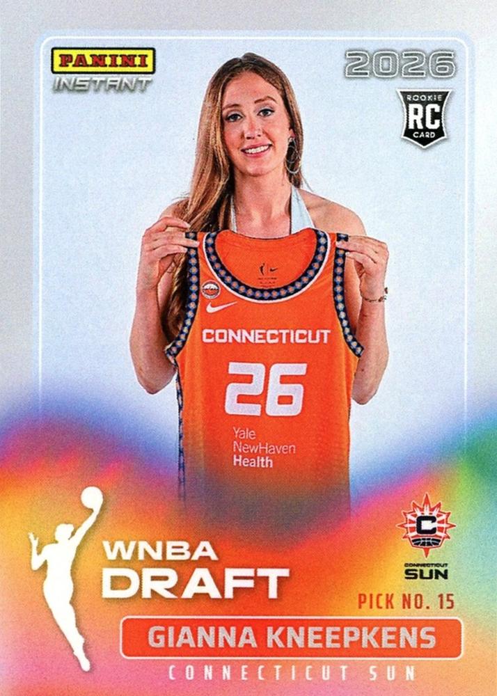 2026 Panini Instant WNBA Draft Night Gianna Kneepkens #DN-12 card