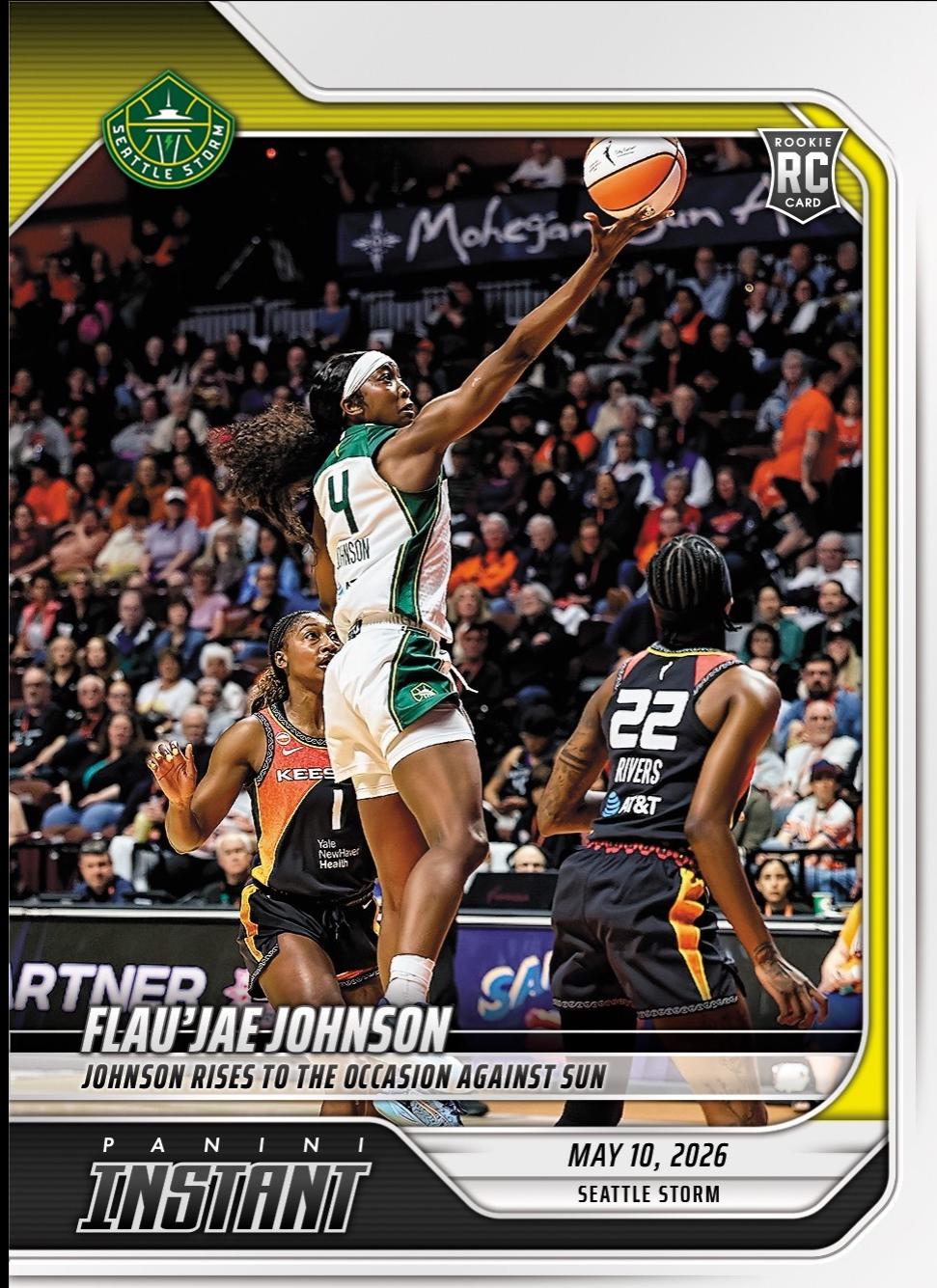 2026 Panini Instant WNBA Flau'jae Johnson #43 card