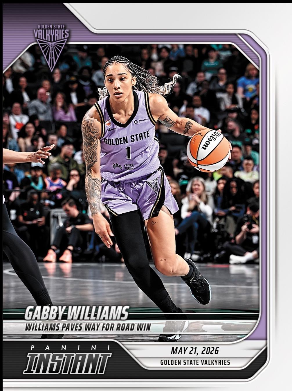 2026 Panini Instant WNBA Gabby Williams #77 card