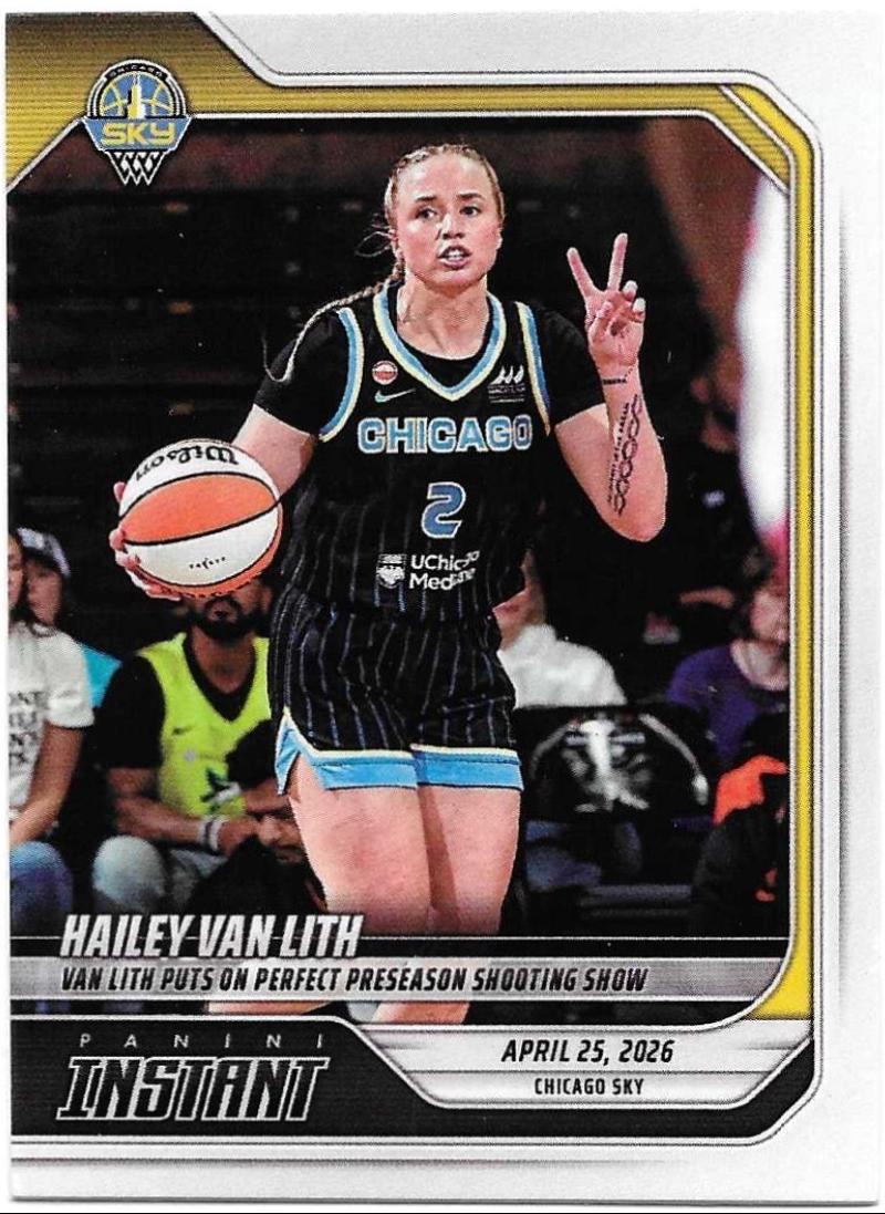 2026 Panini Instant WNBA Hailey Van Lith #3 card