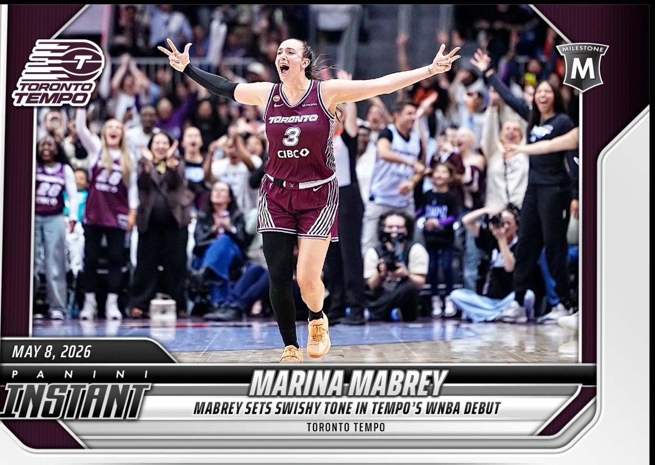 2026 Panini Instant WNBA Marina Mabrey #33 card