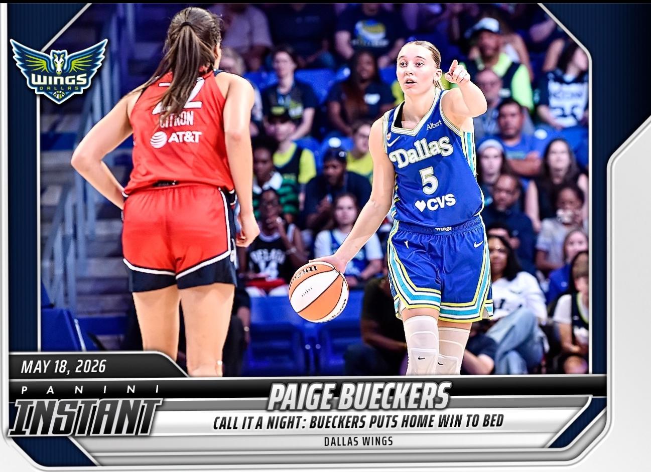 2026 Panini Instant WNBA Paige Bueckers #71 card