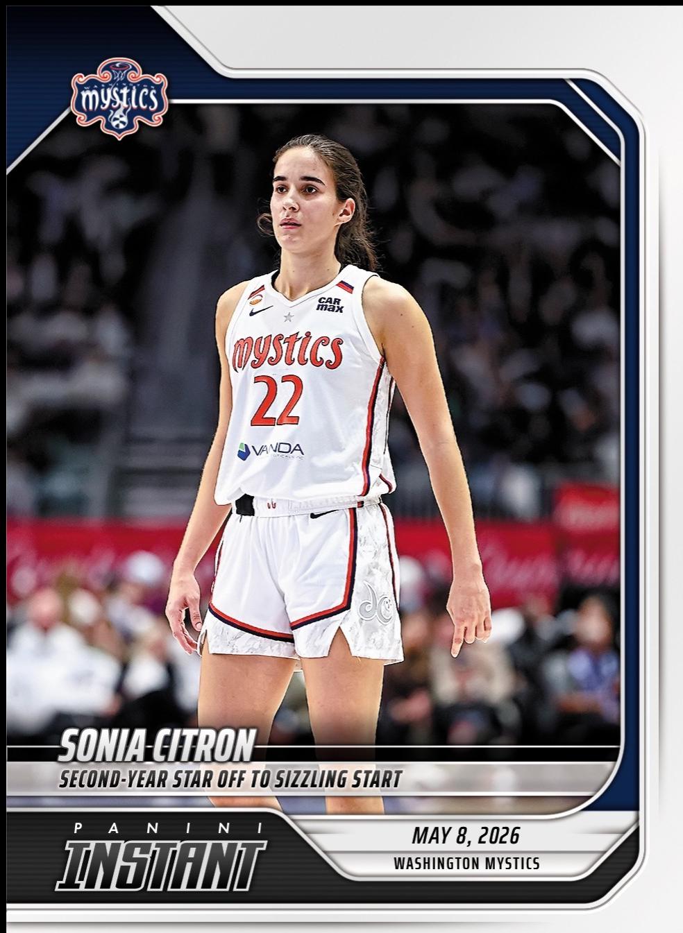 2026 Panini Instant WNBA Sonia Citron #32 card