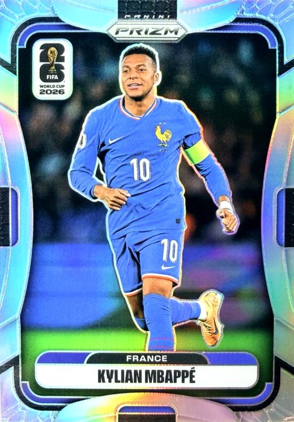 2026 Panini Prizm FIFA Kylian Mbappe [Silver] #40 card