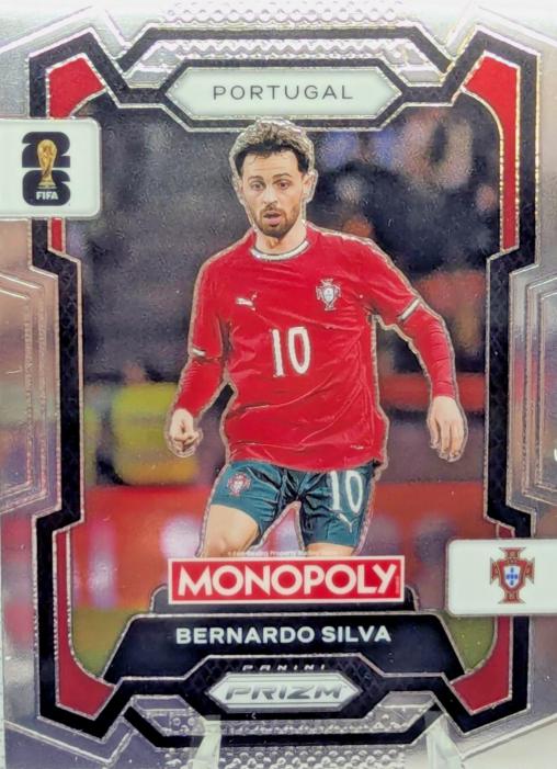 2026 Panini Prizm Monopoly FIFA World Cup Bernardo Silva #33 card