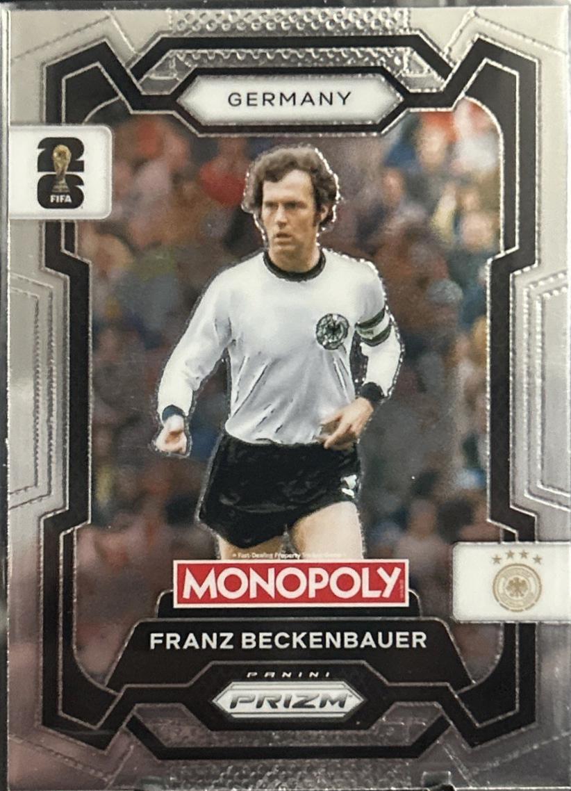 2026 Panini Prizm Monopoly FIFA World Cup Franz Beckenbauer #60 card