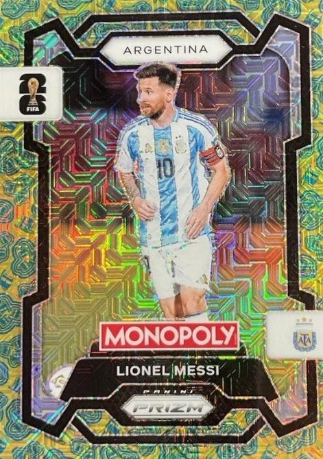 2026 Panini Prizm Monopoly FIFA World Cup Lionel Messi [Hat Trick Mojo] #1 card