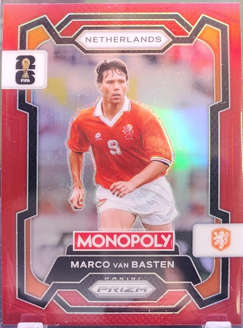 2026 Panini Prizm Monopoly FIFA World Cup Marco van Basten [Red] #73 card