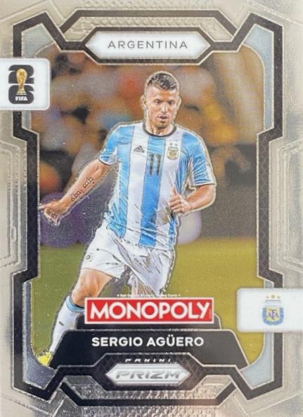 2026 Panini Prizm Monopoly FIFA World Cup Sergio Aguero #6 card