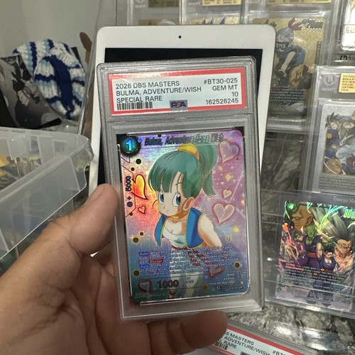 2026 Super Three Glorious Fighters Bulma, Adventure for a Wish #BT30-025 card