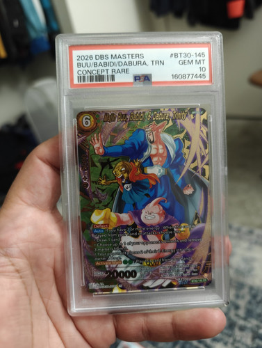 2026 Super Three Glorious Fighters Majin Buu, Babidi, & Dabura, Trinity [Foil] #BT30-145 card