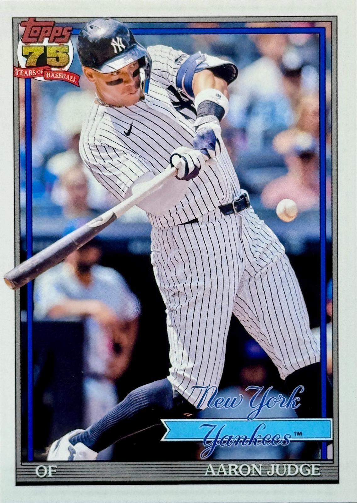 2026 Topps 1991 Aaron Judge #T91-34 card