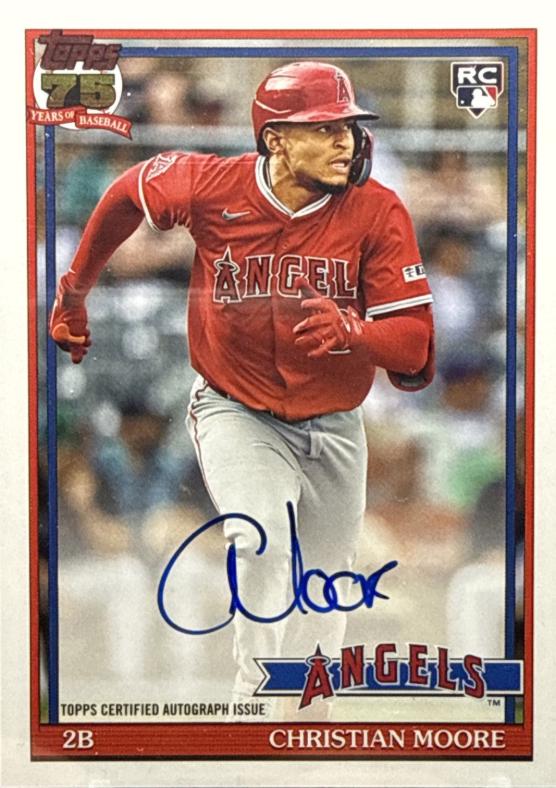 2026 Topps 1991 Autograph Christian Moore #91A-CM card