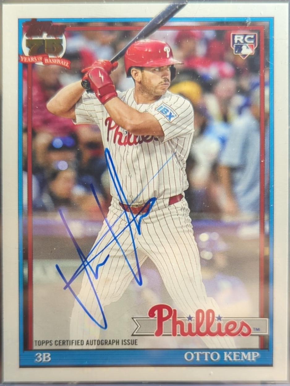 2026 Topps 1991 Autograph Otto Kemp #91A-OTT card