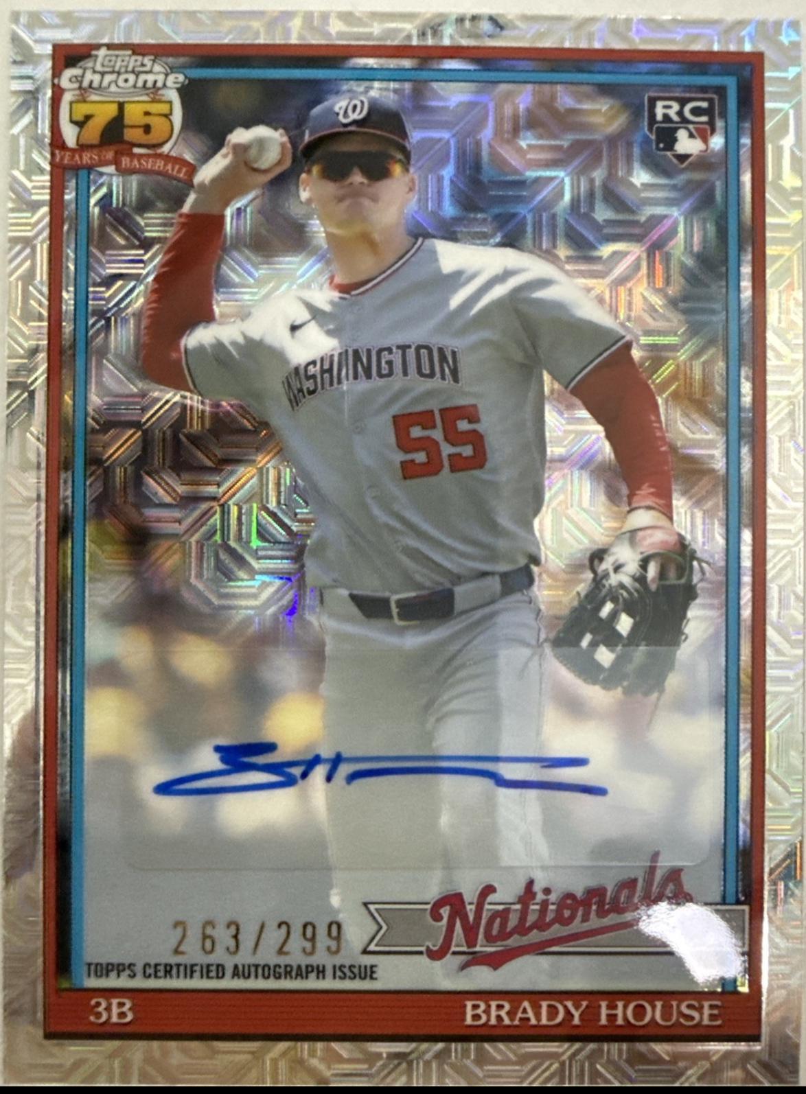2026 Topps 1991 Chrome Brady House [Autograph] #91C-15 card