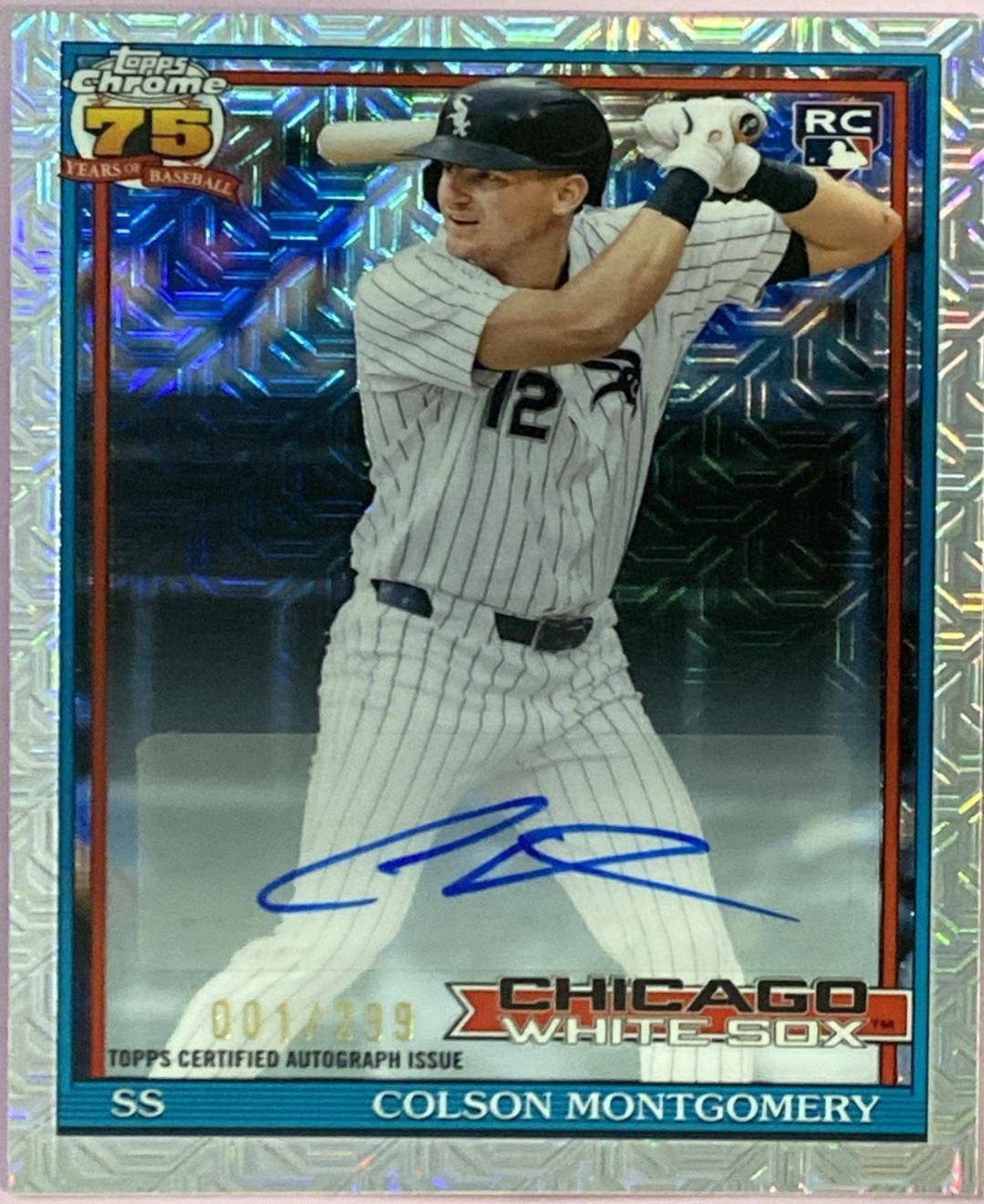2026 Topps 1991 Chrome Colson Montgomery [Autograph] #91C-27 card