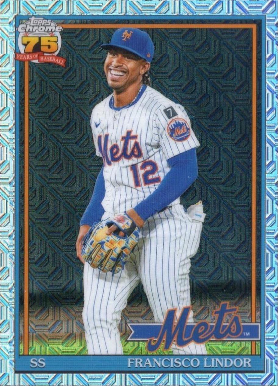 2026 Topps 1991 Chrome Francisco Lindor #91C-90 card