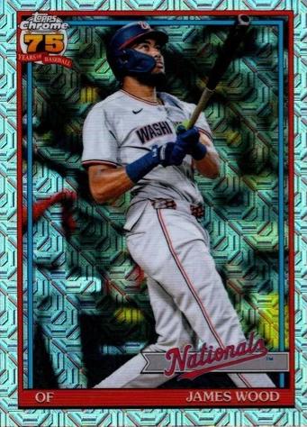 2026 Topps 1991 Chrome James Wood #91C-78 card