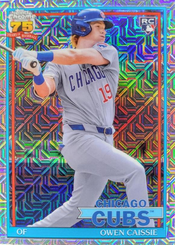 2026 Topps 1991 Chrome Owen Caissie #91C-11 card