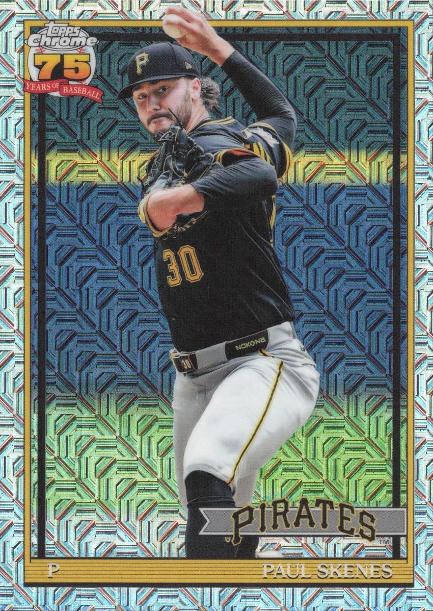 2026 Topps 1991 Chrome Paul Skenes #91C-39 card
