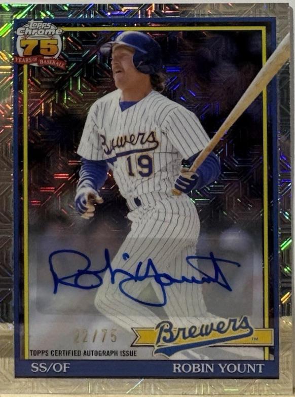 2026 Topps 1991 Chrome Robin Yount [Autograph] #91C-68 card