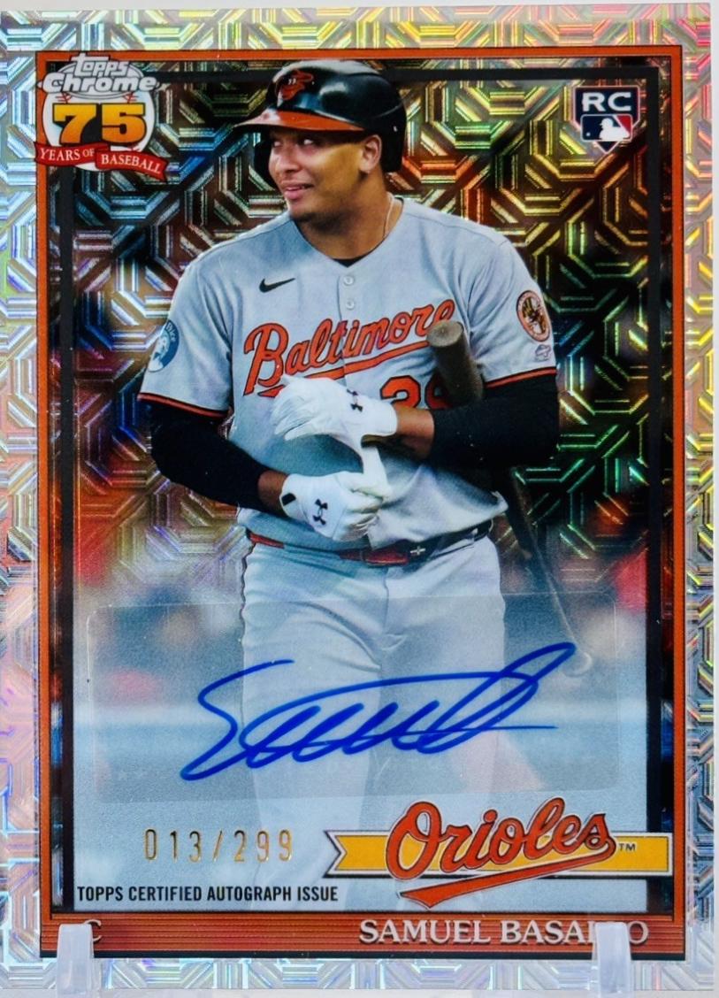 2026 Topps 1991 Chrome Samuel Basallo [Autograph] #91C-30 card