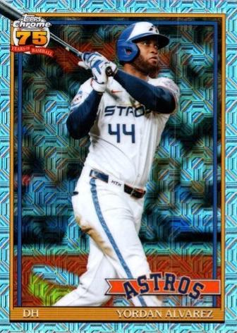 2026 Topps 1991 Chrome Yordan Alvarez #91C-50 card