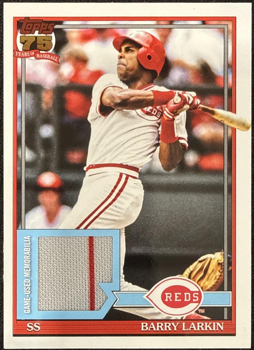 2026 Topps 1991 Relic Barry Larkin #91R-BL card