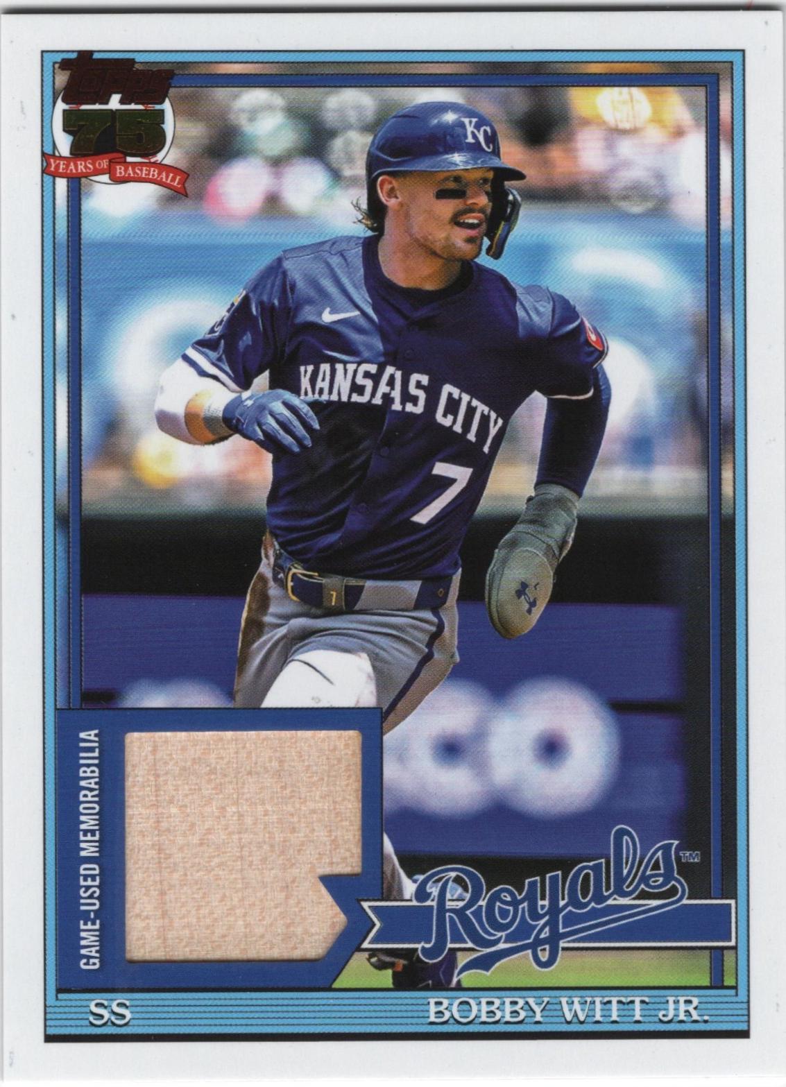 2026 Topps 1991 Relic Bobby Witt Jr. #91R-BW card