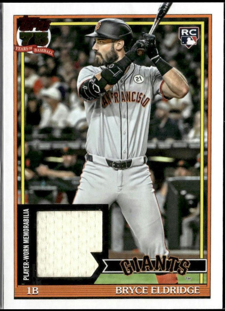 2026 Topps 1991 Relic Bryce Eldridge #91R-BE card
