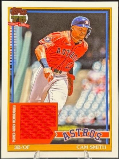 2026 Topps 1991 Relic Cam Smith #91R-CSM card