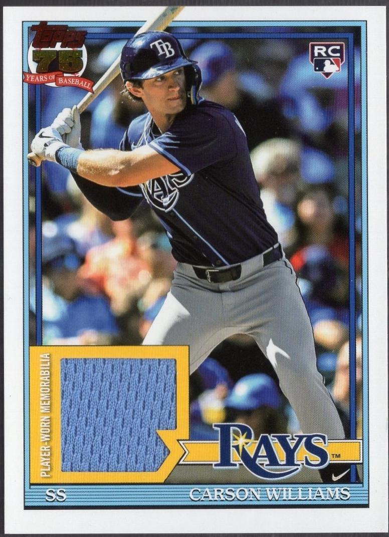2026 Topps 1991 Relic Carson Williams #91R-CW card