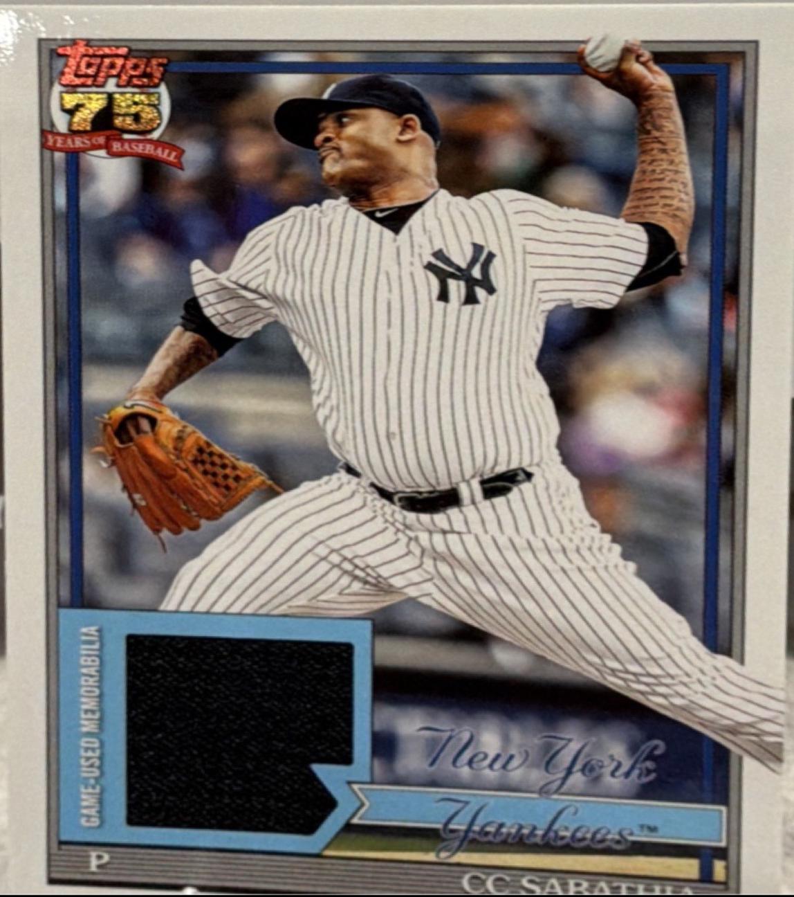 2026 Topps 1991 Relic CC Sabathia #91R-CS card