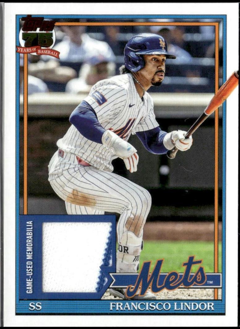 2026 Topps 1991 Relic Francisco Lindor #91R-FL card