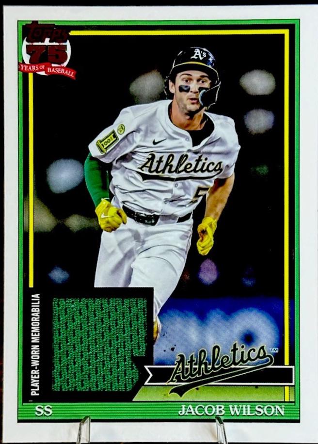 2026 Topps 1991 Relic Jacob Wilson #91R-JWI card