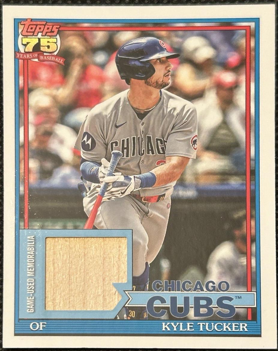2026 Topps 1991 Relic Kyle Tucker #91R-KTU card