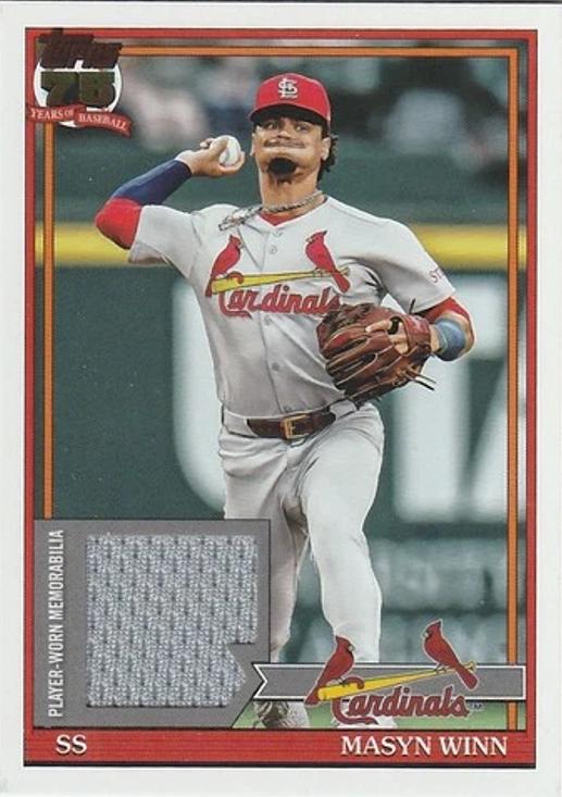 2026 Topps 1991 Relic Masyn Winn #91R-MW card
