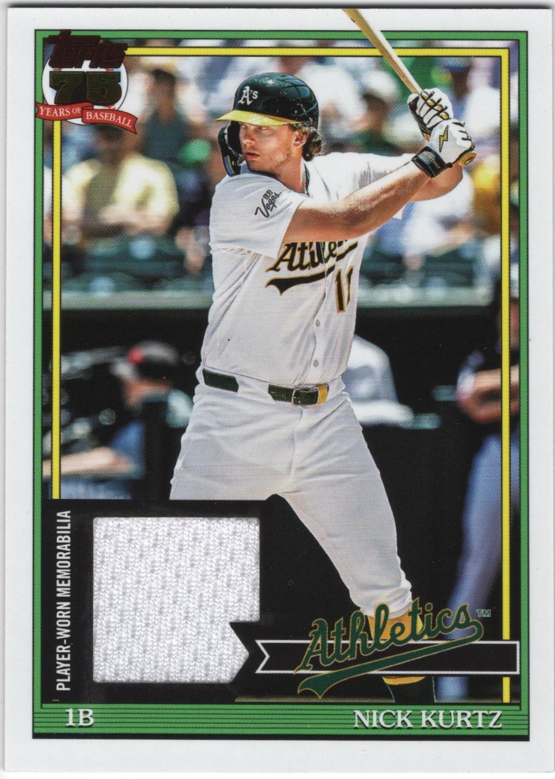 2026 Topps 1991 Relic Nick Kurtz #91R-NK card