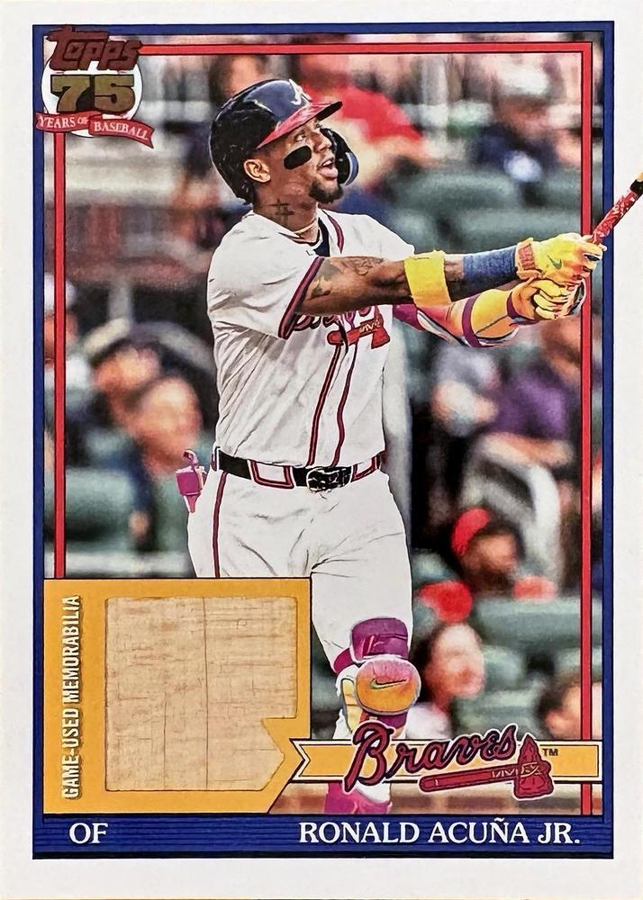 2026 Topps 1991 Relic Ronald Acuna Jr. #91R-RAJ card