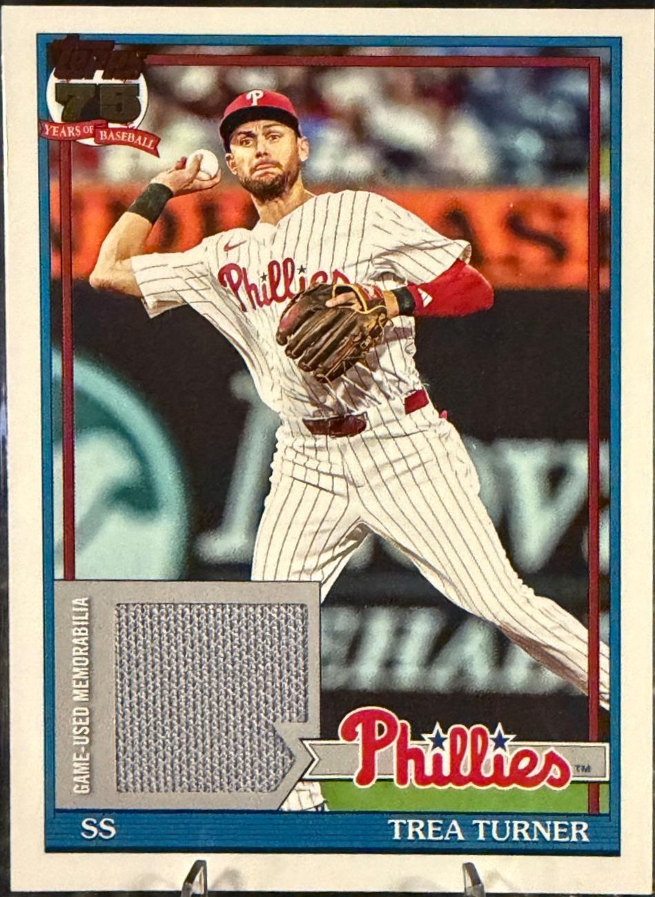 2026 Topps 1991 Relic Trea Turner #91R-TT card