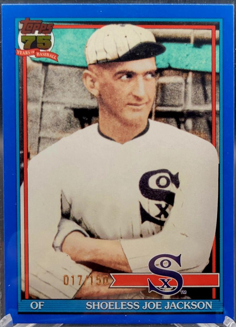 2026 Topps 1991 Shoeless Joe Jackson [Blue] #T91-27 card