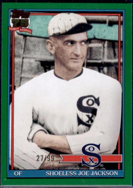 2026 Topps 1991 Shoeless Joe Jackson [Green] #T91-27 card