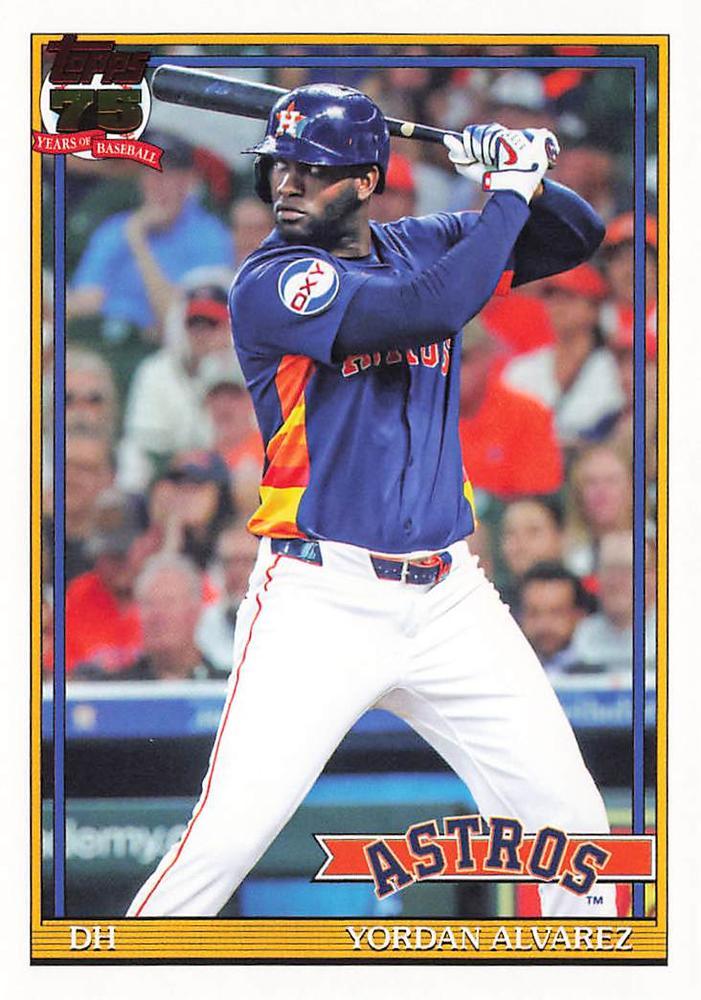 2026 Topps 1991 Yordan Alvarez #T91-36 card