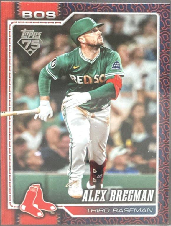 2026 Topps Alex Bregman [Team Color Border Variation] #135 card
