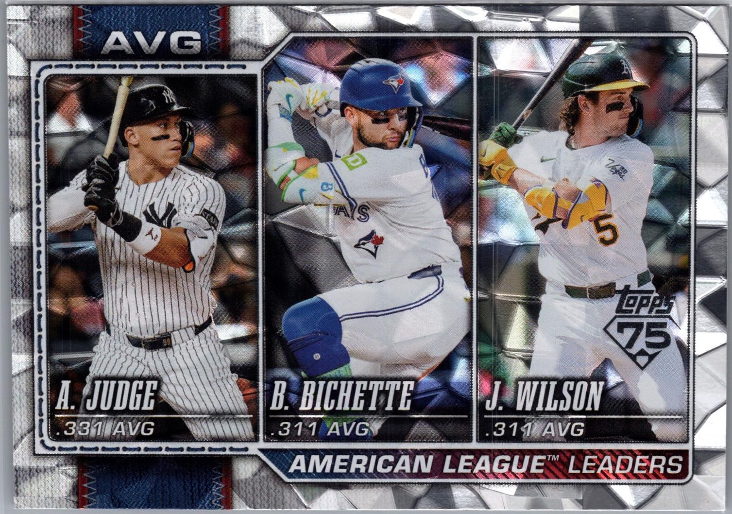 2026 Topps American League Leaders Avg [Diamante] #204 card