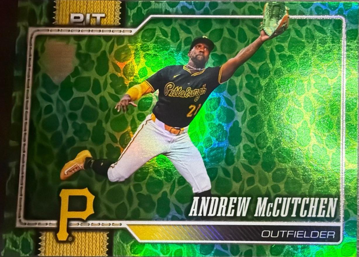 2026 Topps Andrew McCutchen [Holiday Green] #131 card