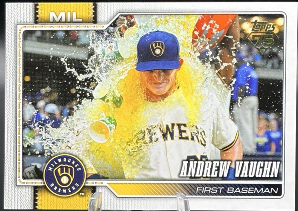 2026 Topps Andrew Vaughn [Golden Mirror Variation] #303 card